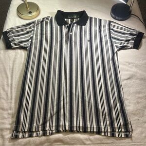 Men's Striped Polo Vintage Kings Court Shirt